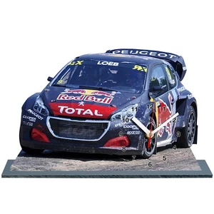 MODEL CARS, LOEB, Rallycross, Barcelone RX 2018, PEUGEOT 208 -02 with Clock, - Picture 1 of 1