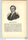 1894 Pianist Jahann Peter Pixis Portrait Print & 2 PG Bio Piano