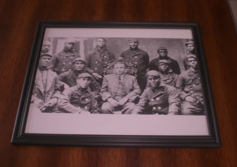 1905-1906 CAMPEONES DEL MUNDO GIGANTES DE FILADELFIA IMPRESIÓN ENMARCADA Foto 1 de 1