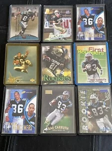 Rae Carruth Karten Lot (9) Rookies/ Toploaders Panthers - Bild 1 von 4