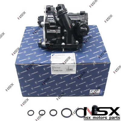 Electronic Water Pump Thermostat Assembly For VW GTI MK7 AUDI A4 A5 1.8 2.0TFSI - Imagem 1 de 4