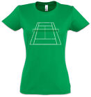Tennis Court II Women T-Shirt Player Passion Love Addiction Tennis Racket Field