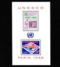 OPC 1958 Liberia Luftpost UNESCO Souvenirblatt Sc#C121a postfrisch 46289
