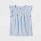 T-shirt à œillets en tricot fille - Cat & Jack bleu clair taille XL 14/16