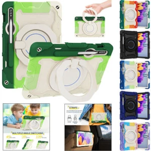 For Samsung Galaxy Tab S9 Plus Ultra Tablet Kids Shockproof Handle Silicon Cover - Picture 1 of 74