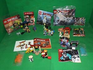 Lego Ninjago bundle sets - Cole, Ghost Warrior, Jay, Garmadon, Lloyd, Nindroid,