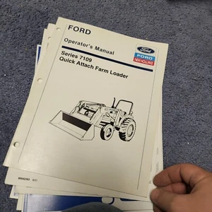 Ford New Holland Series 7109 Quick Attach Farm Loader Operators Manual - Picture 1 of 1