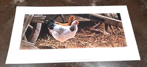 Impresión artística firmada y numerada de Jerry Gadamus Barnyard Buddies 16" x 6" LE 750 - Imagen 1 de 9