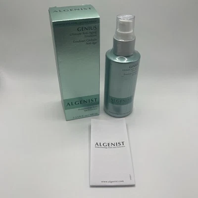 ALGENIST GENIUS ULTIMATE EMULSIÓN ANTIENVEJECIMIENTO 3,3 fl. oz./100 ml SELLADA en caja Foto 1 de 4