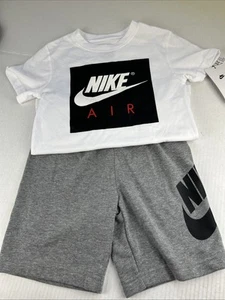 Nike Two Piece Set Size 3-4 Years Old Shorts And Tshirt New 942 - Picture 1 of 11