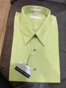 MEN'S GEOFFREY BEENE WRINKLE FREE BUTTON DOWN SHIRTS New Size 18 XXL 34/35 - Picture 1 of 5