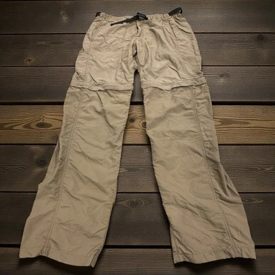 Pantalones cargo convertibles Patagonia para hombre con cremallera talla mediana caqui senderismo al aire libre Foto 1 de 4