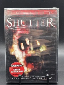 Shutter (DVD, 2008, Widescreen, Unrated Edition) NEW Small Rip In Plastic Wrap - Imagen 1 de 8