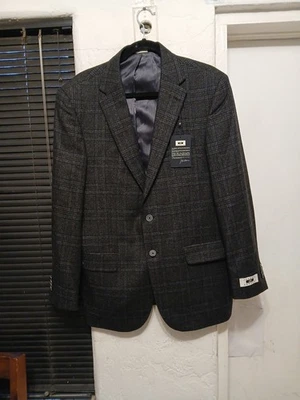 Blazer Joseph Aboud Tollegno 1900 mezcla de lana dos botones para hombre chaqueta 42R solamente nuevo con etiquetas Foto 1 de 4
