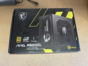 MSI MAG A650GL Zasilacz do gier Pełny moduł 80 Plus złoty 650W ATX ZASILACZ - Zdjęcie 1 z 5