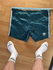 Gay Le Adidas Nylon Short Mint Größe D8 Guter Zustand Neues Gummiband Neu Machen - Bild 1 von 5