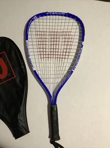 Wilson Titanium crushing power XS 3 7/8 Racquetball Racquet w/ Cover - Picture 1 of 8