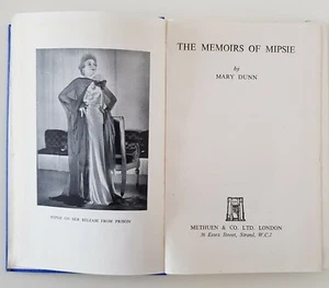 Memoirs of Mipsie - Class Humour Satire Punch Magazine - Mary Dunn 1947 HB - Bild 1 von 5