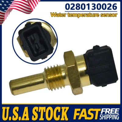 OEM Engine Coolant Temperature Sensor  For BMW 318i 325i SAAB Hyundai 0280130026 - Image 1 of 4