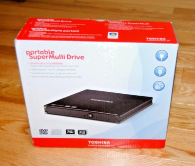 USB External Drive Toshiba PA3761U-1DV2 SuperMulti Drive Double Layer - Image 1 of 4