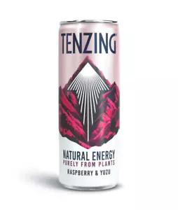 Tenzing Energy Drink Raspberry And Yuzu 12 x 250ml Cans Natural Boost - Picture 1 of 1