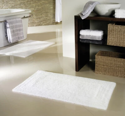 Cawö 1x Badteppich 1000 Farbe weiß 600 Badematte Badvorleger 3 Größen Frottee  - Bild 1 von 4