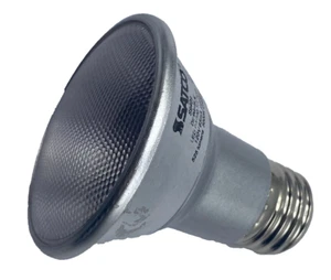 LOT OF 2 SATCO S9409 LED 7W PAR20/FL 40 Degree 120V Light Bulb Lamp Indoor CRDB - Picture 1 of 11