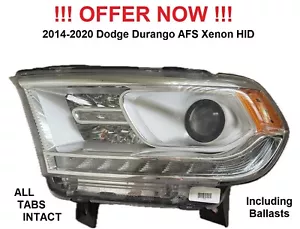 2014-2020 Dodge Durango Adaptive AFS Headlight HID Xenon Left Driver Side OEM - Picture 1 of 19