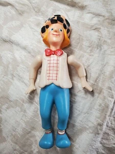 Rare Soviet Era RUSSIAN Circus Clown OLEG POPOV Jointed Plastic Doll - Picture 1 of 8