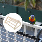 Wooden Chicken Perch Swing for Parrots and Macaws-