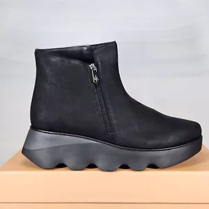 Size 8.5 - LAmour Des Pieds HALLY - Black Weathered Leather - Picture 1 of 8