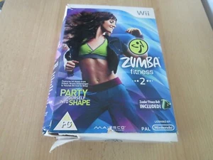 Zumba Fitness 2 & Exercise Belt - Nintendo Wii Game - Complete - Picture 1 of 2