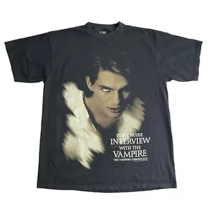 Vintage 1994 Interview With The Vampire T-Shirt Size XL Movie Promo Tom Cruise - Picture 1 of 12