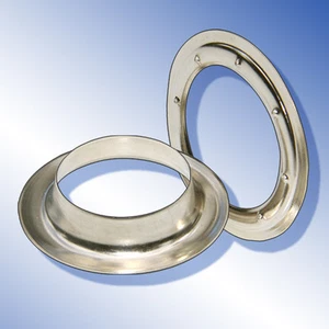 100 Pezzo Occhielli Ø 36 MM, Ottone Placcato Nichel Camion Piano Tout Bandierina - Foto 1 di 2