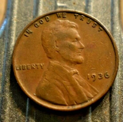 1936-P Lincoln Wheat Cent 1c.    (#8710) - Image 1 of 2