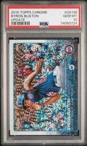 2015 Topps Chrome Update #US136 Byron Buxton Rookie PSA 10 Gem Mint RC - Bild 1 von 2