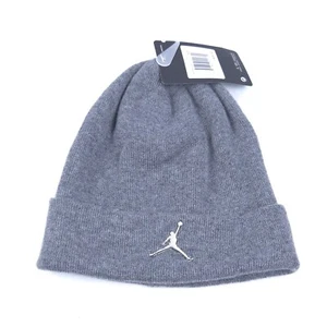NWT - Jordan Boys Jumpman Logo Cuffed Beanie - Youth 8-20 - Grey - MSRP $25 - Picture 1 of 3