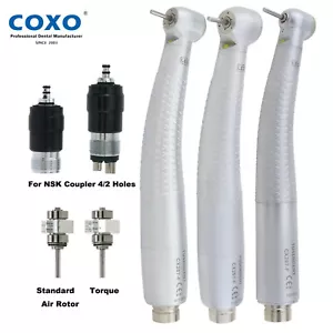 Pieza de mano de turbina dental LED de alta velocidad COXO autoalimentada para acoplador NSK 4 orificios - Imagen 1 de 27