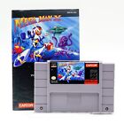 Super Nintendo SNES Mega Man X Video Game Cartridge & Manual Only Capcom 1993