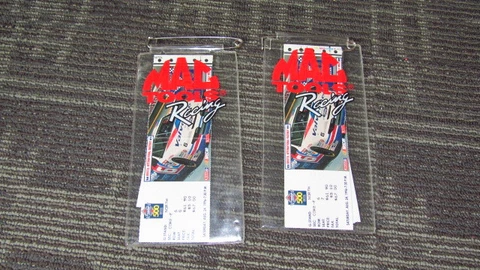 Mac Tools 1996 Bristol 500 NASCAR Racing Pass Holders Racing Tickets Hospitality Cover