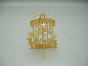 Gold Danbury Mint Christmas Ornament - Picture 1 of 3