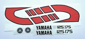 GRAPHICS TY 125 175 BADGE STICKER DECALS RETRO MOTORCYCLE BIKE UK - Picture 1 of 1