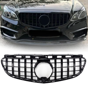 For Mercedes Benz E-Class W212 Front Bumper GT black Grille 2013 2014 2015 - Picture 1 of 2