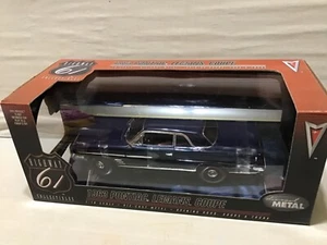 LEMANS COUPE 1963 PONTIAC DARK BLUE 1/18 DIECAST HIGHWAY  61 #50147 V-8 NICE CAR - Picture 1 of 9
