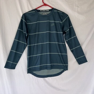 Camiseta deportiva para bicicleta Troy Lee Designs TLD YOUTH Flowline apilada marina XSmall *CIERRE* Foto 1 de 3
