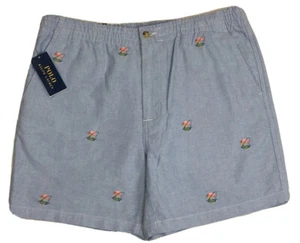 Men's Polo Ralph Lauren Classic Fit 6" Oxford Shorts XL Blue Prepster NEW $98 - Picture 1 of 6