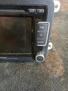 VW EOS GOLF SCIROCCO RADIO STEREO HEADUNIT 1K0035195AA 2008-2014 NO CODE TIGUAN - Picture 1 of 7
