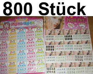 800x NAGELSTICKER NAGELTATTOO NAGEL DEKO STICKER TATTOO NAIL ART NAGELSTUDIO - Bild 1 von 1