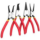 Carbon Steel Circlip Pincers Curved Snap Ring Plier  Crimp Tool