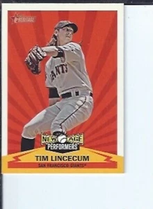 Tim Lincecum 2012 Topps Heritage New Age Performers - Picture 1 of 1